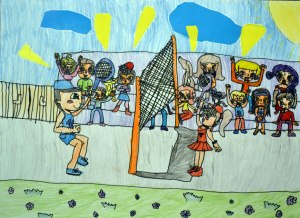 01. Badminton likovni konkurs - nagrađeni rad - I mesto