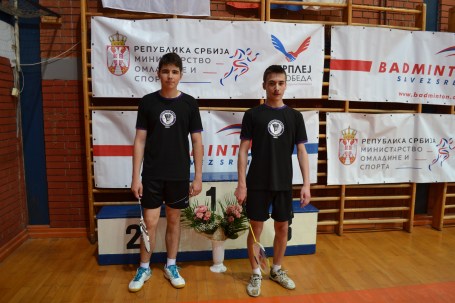 Nikola Vujović levo, Danijel Ivanović desno