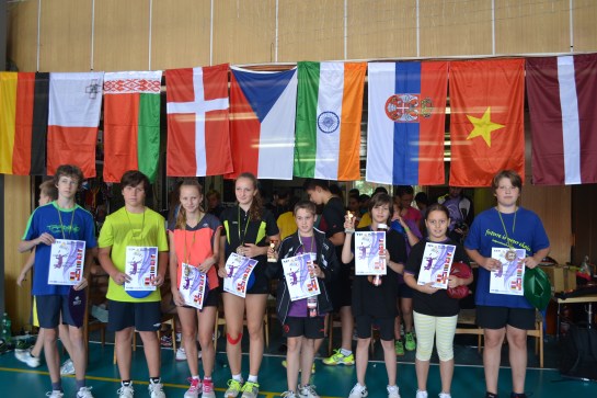 Osvajači medalja na turniru tokom kampa