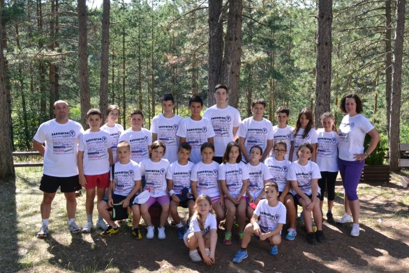 Igrači i treneri na Divčibarima 2015.